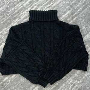 Cropped turtle neck